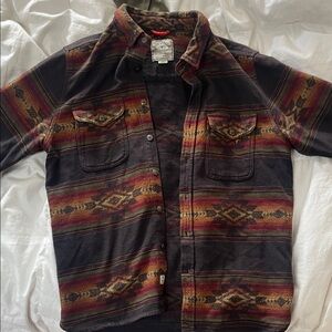 Iron & Resin Multicolor Casual Button Down Shirt